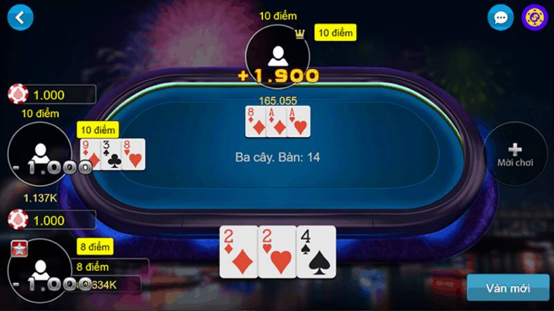 Bắt đầu một ván bài cào